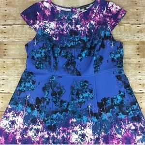 Adriana Papell cap sleeve dress